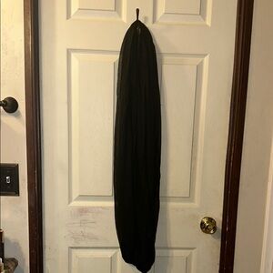 TAHARI Elegant Black Infinity Scarf 100% Modal. Dry clean only.